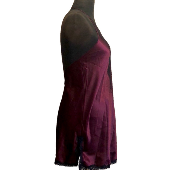 La Senza Dark Purple Negligée Size Medium - Picture 4 of 9